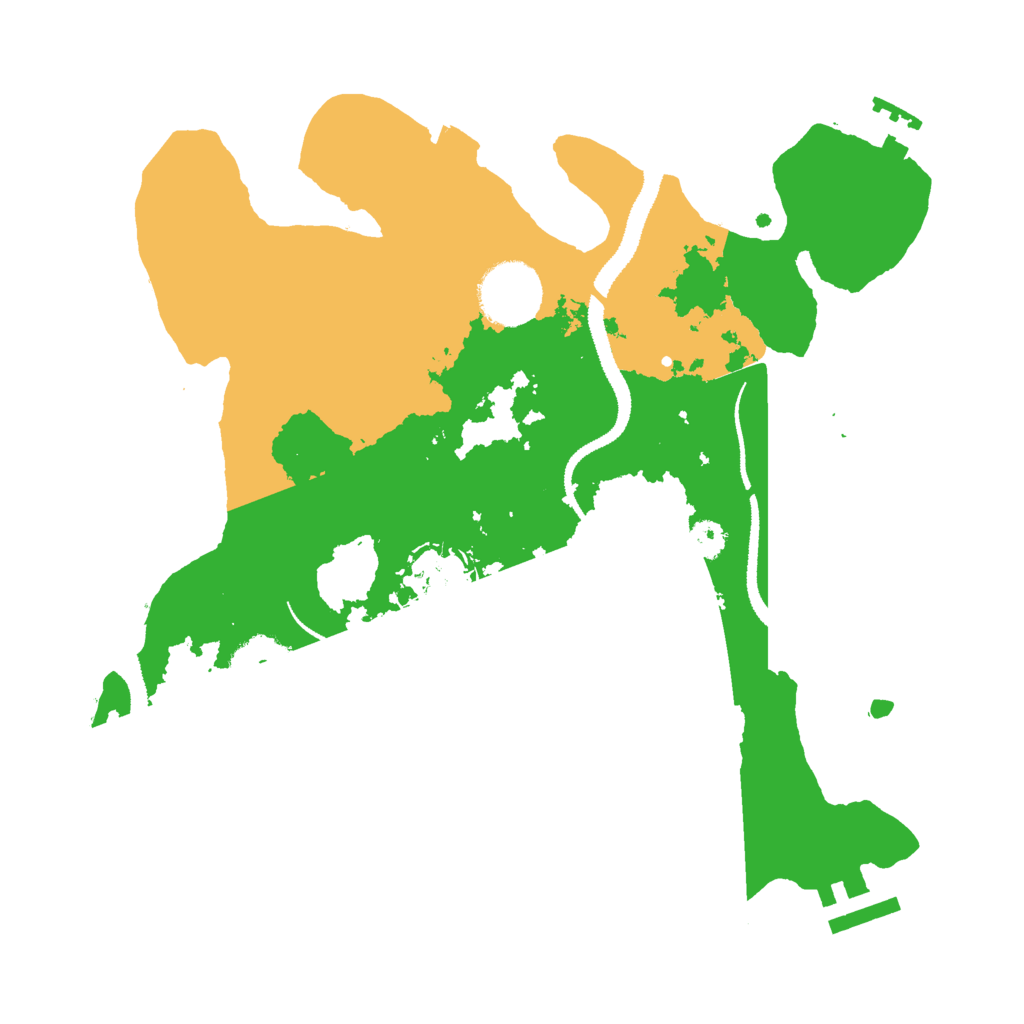 Biome Rust Map: Procedural Map, Size: 2850, Seed: 987932729