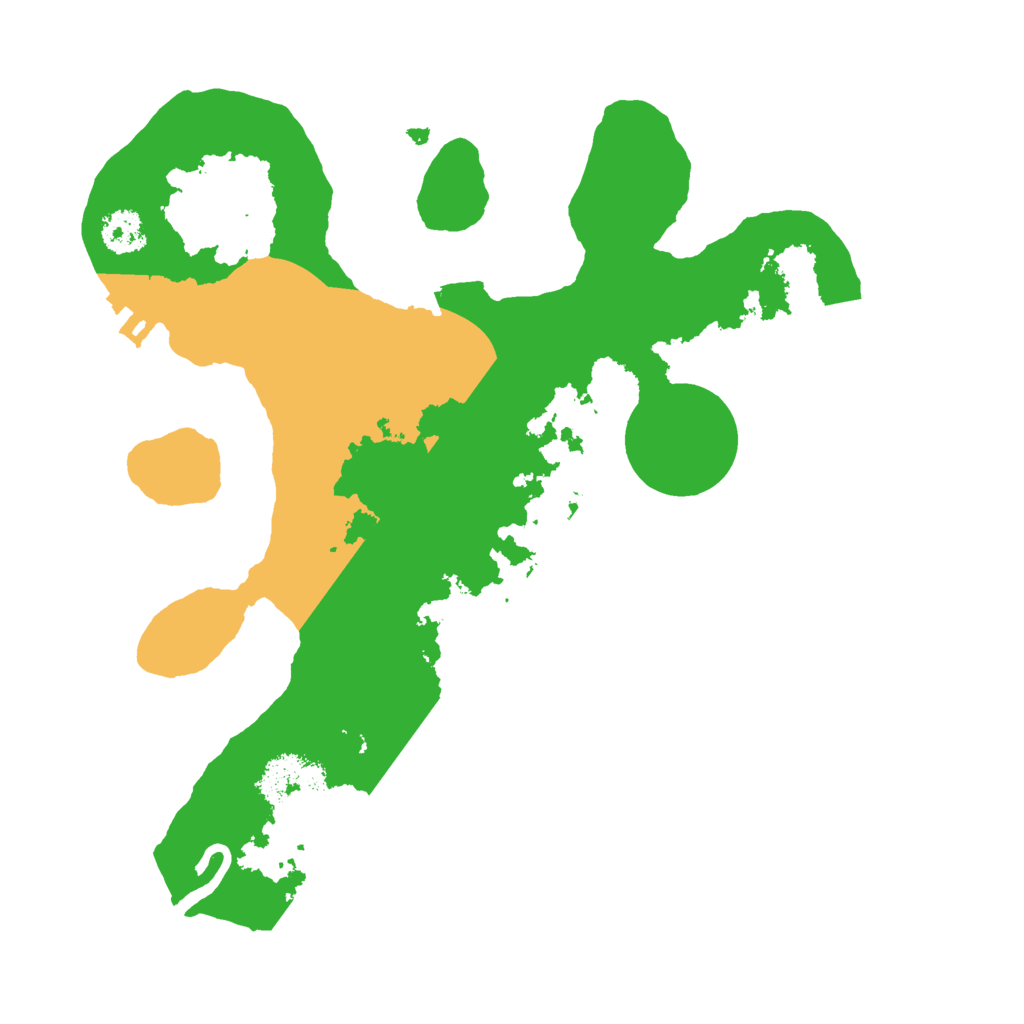 Biome Rust Map: Procedural Map, Size: 2400, Seed: 1038379191