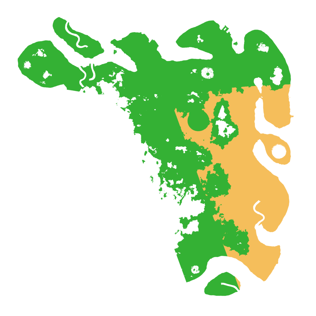 Biome Rust Map: Procedural Map, Size: 3950, Seed: 52566512