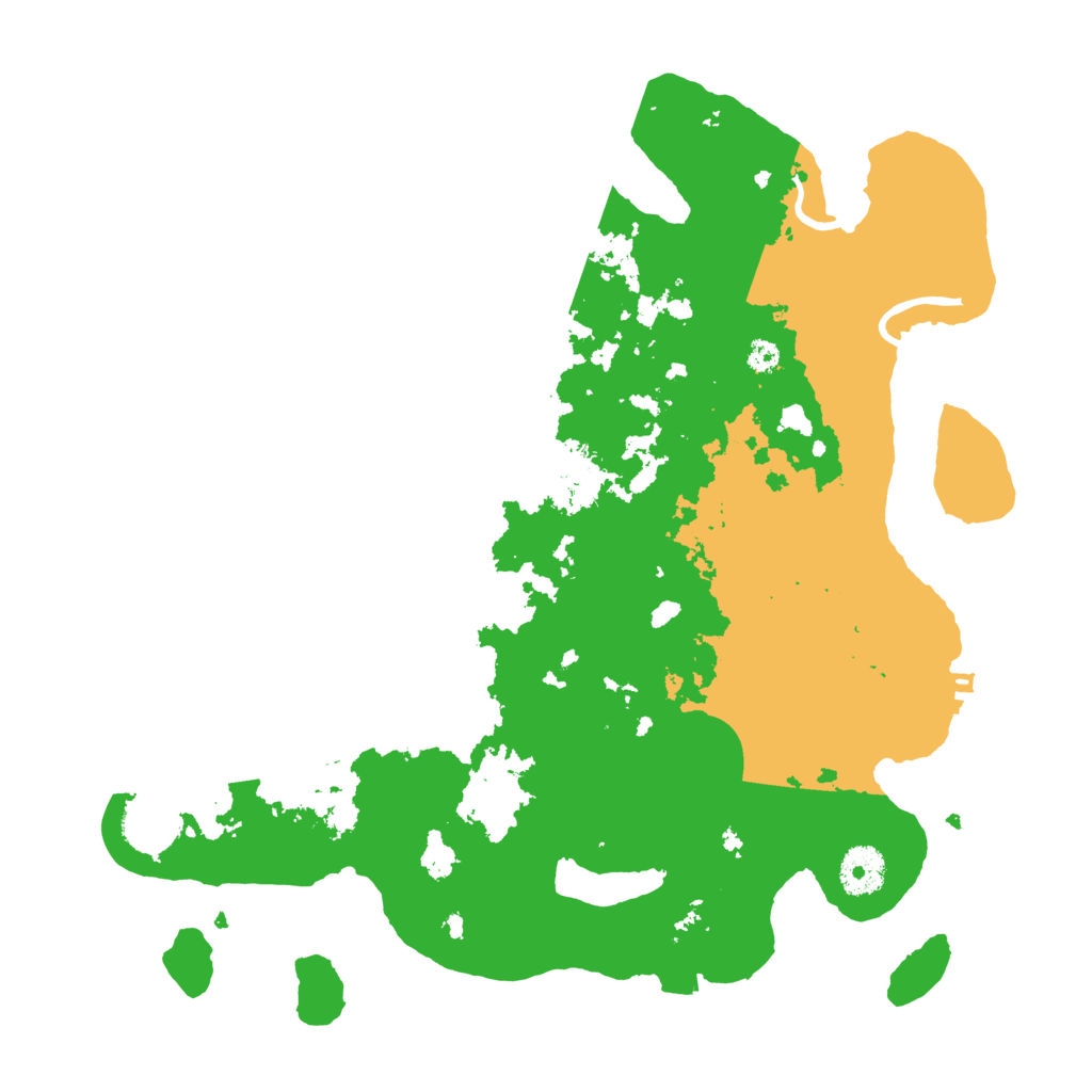 Biome Rust Map: Procedural Map, Size: 3450, Seed: 1160610