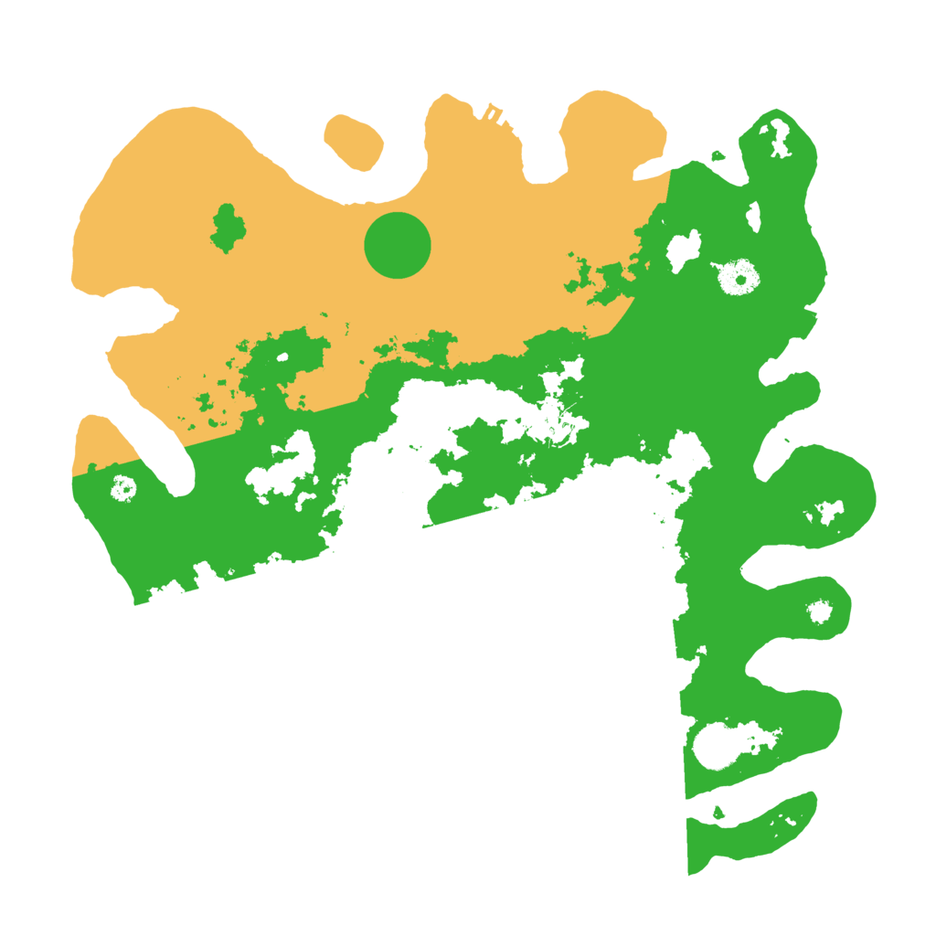 Biome Rust Map: Procedural Map, Size: 3700, Seed: 38130339