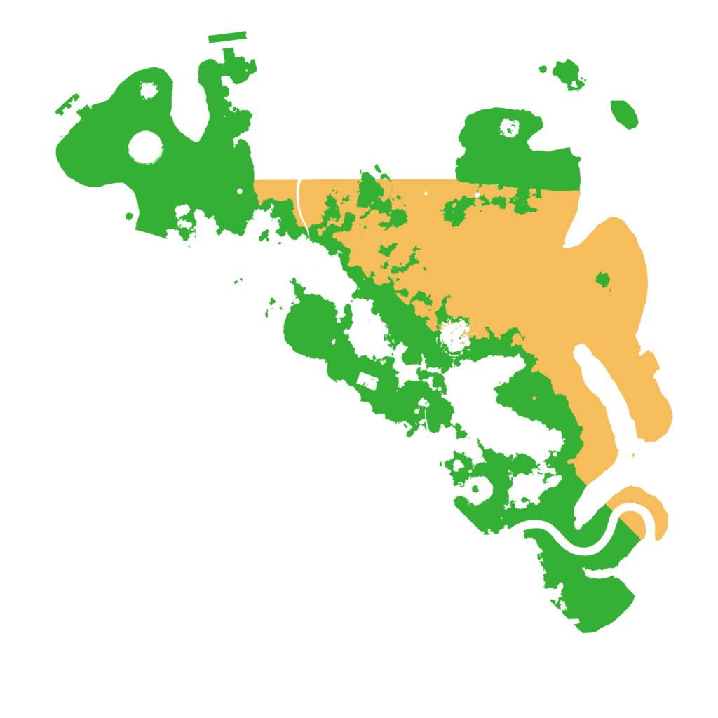 Biome Rust Map: Procedural Map, Size: 3800, Seed: 43901862