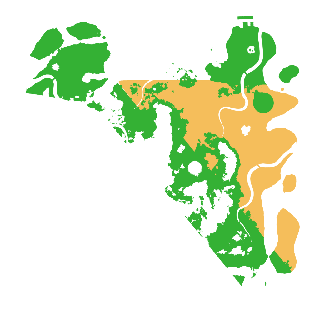 Biome Rust Map: Procedural Map, Size: 4100, Seed: 11033444
