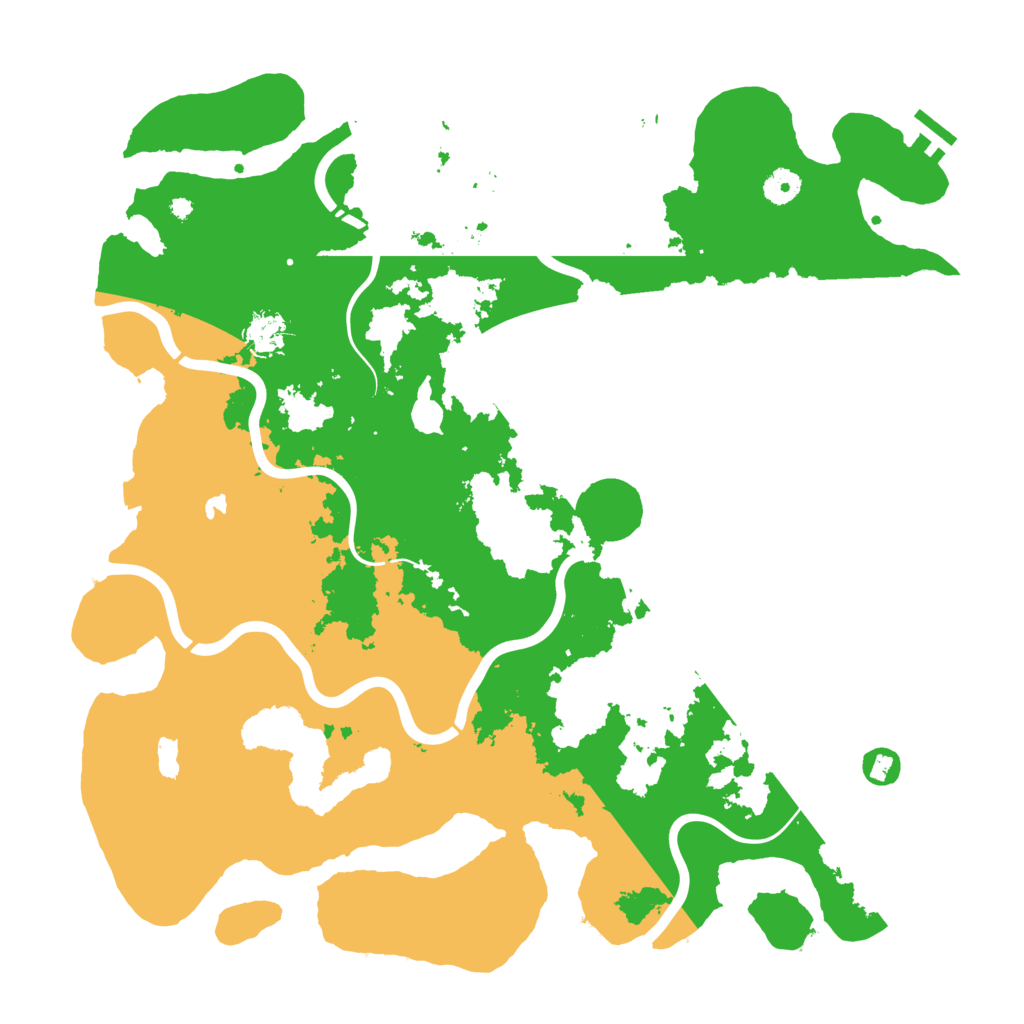 Biome Rust Map: Procedural Map, Size: 4300, Seed: 57869688