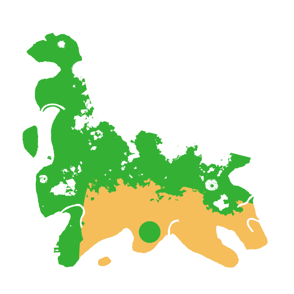 Biome Rust Map: Procedural Map, Size: 3600, Seed: 66830685