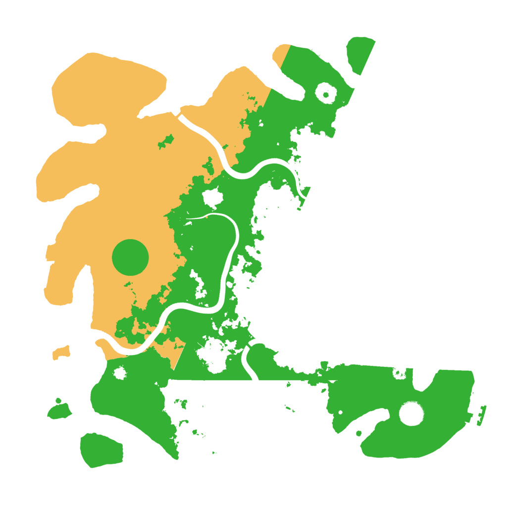 Biome Rust Map: Procedural Map, Size: 3650, Seed: 52389677