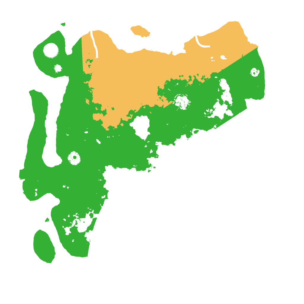 Biome Rust Map: Procedural Map, Size: 3600, Seed: 72379303