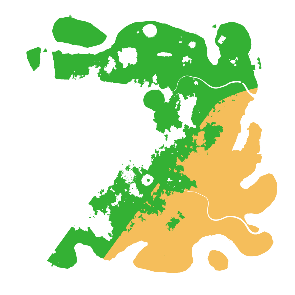 Biome Rust Map: Procedural Map, Size: 3900, Seed: 9463238