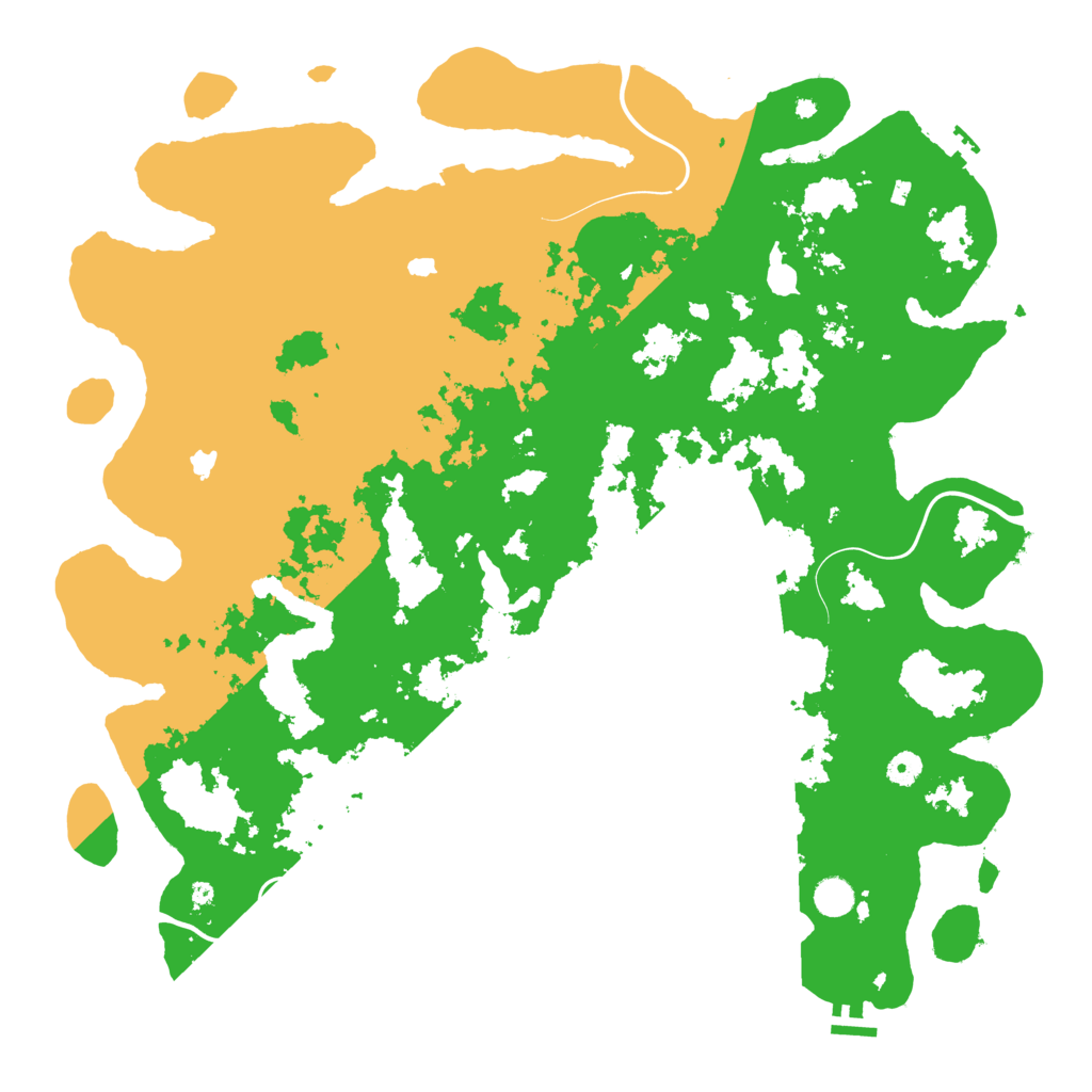 Biome Rust Map: Procedural Map, Size: 4800, Seed: 186800526