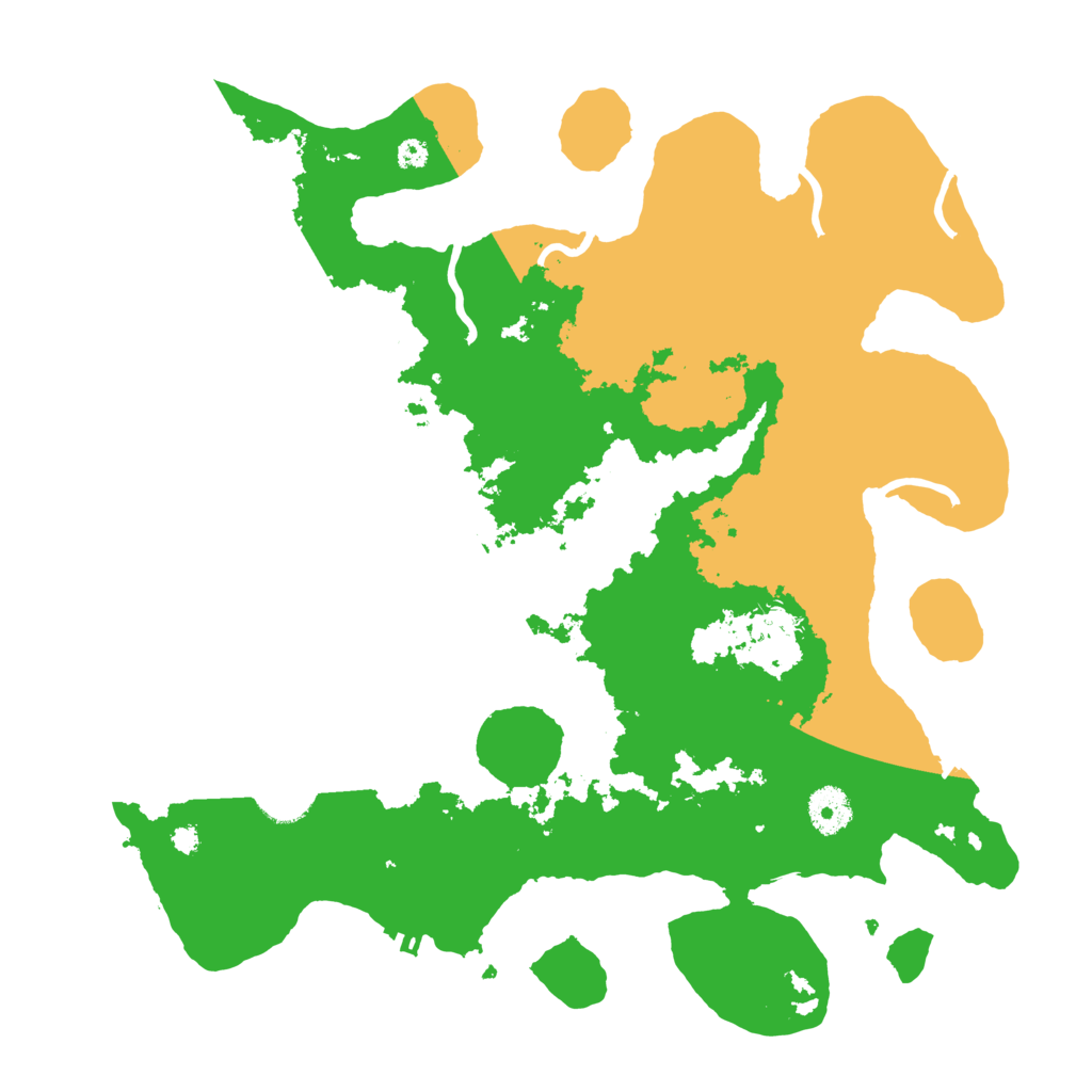 Biome Rust Map: Procedural Map, Size: 3650, Seed: 50192791