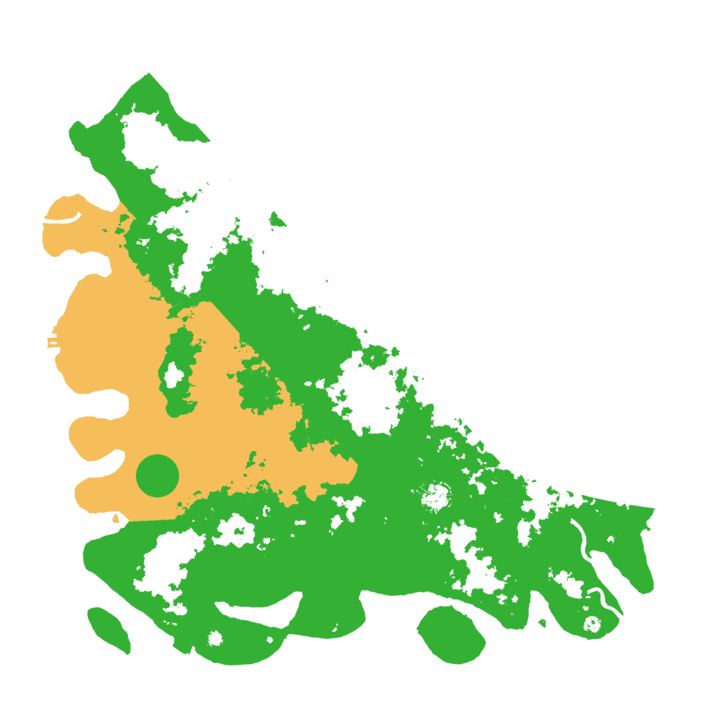Biome Rust Map: Procedural Map, Size: 4400, Seed: 23475572