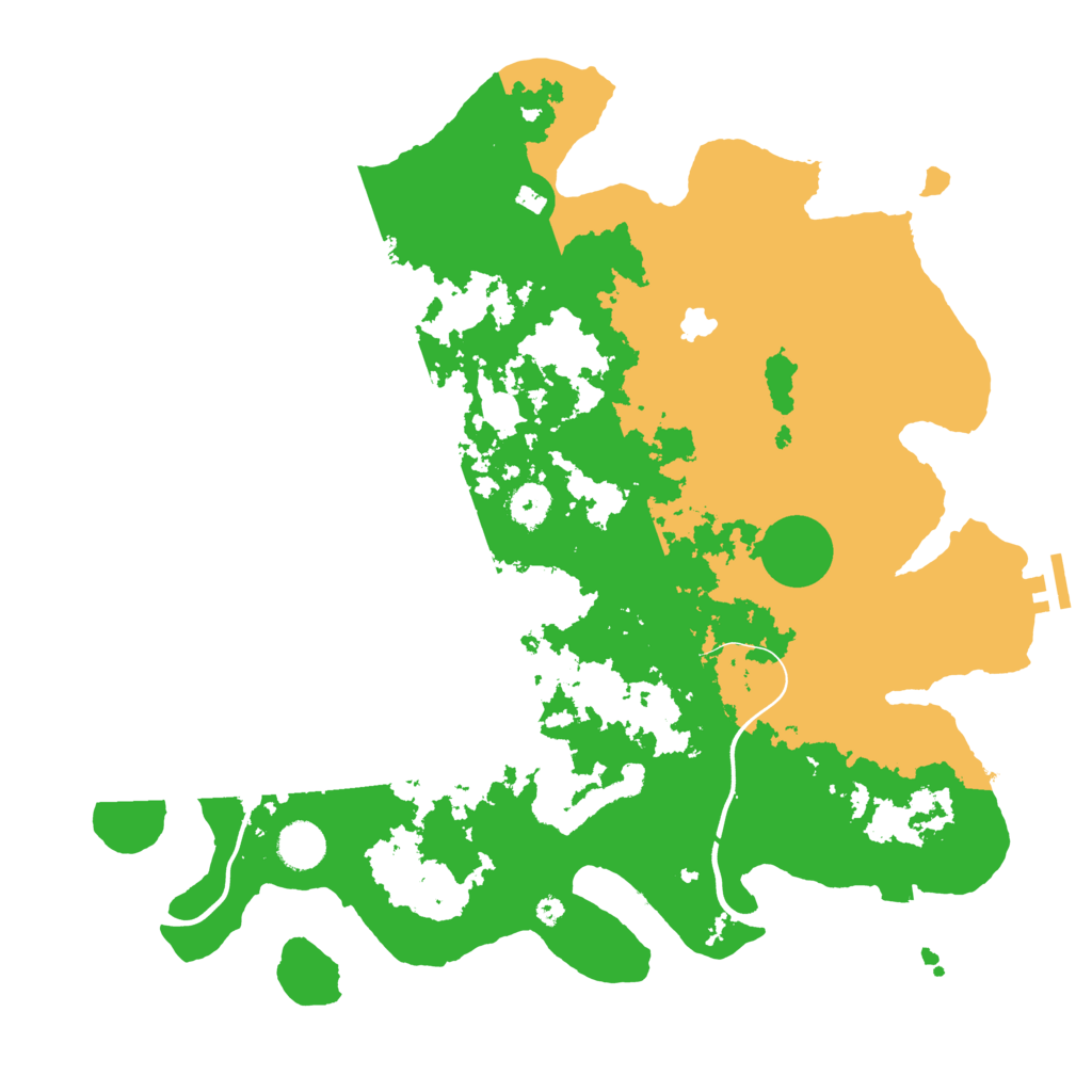 Biome Rust Map: Procedural Map, Size: 4000, Seed: 7254565