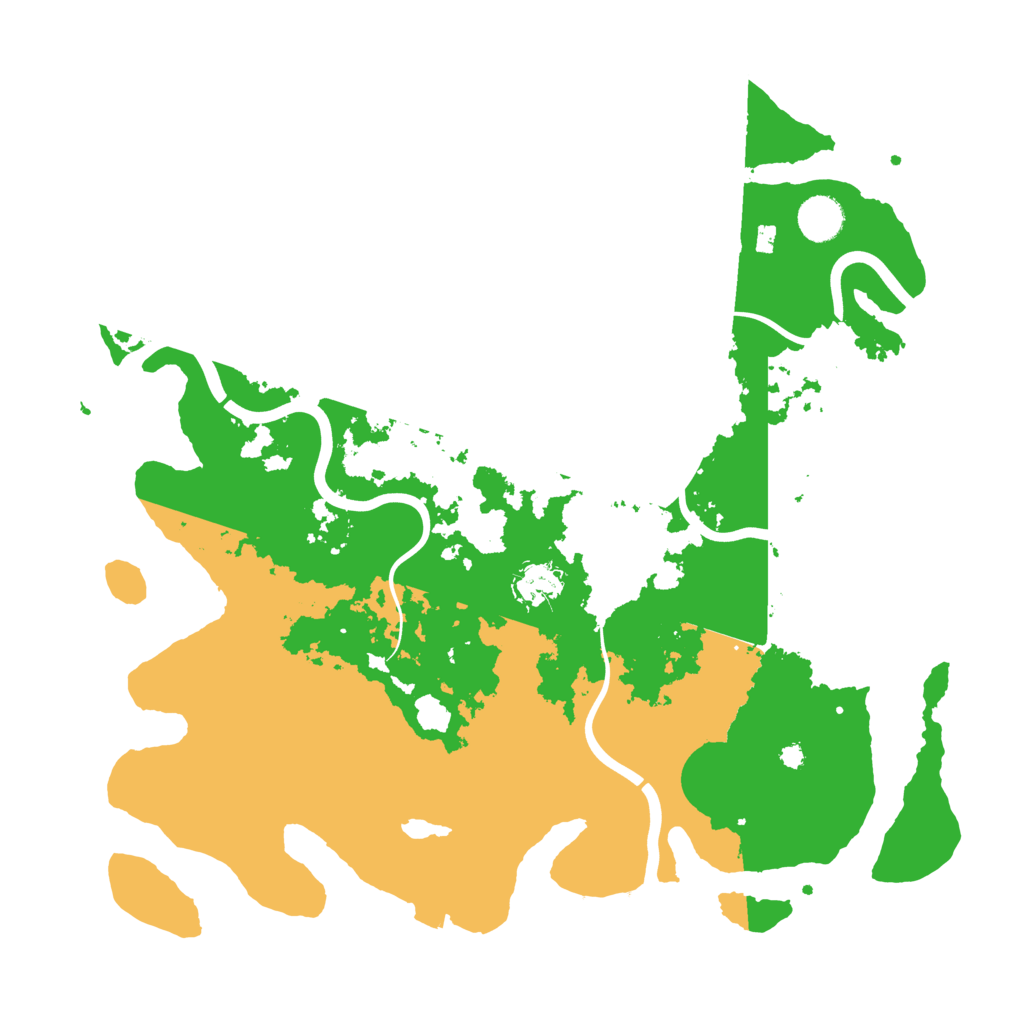 Biome Rust Map: Procedural Map, Size: 3950, Seed: 90525490
