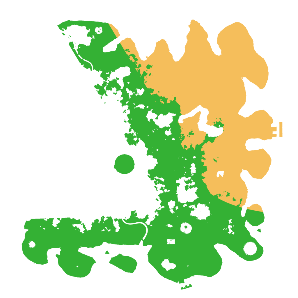 Biome Rust Map: Procedural Map, Size: 4000, Seed: 37938588
