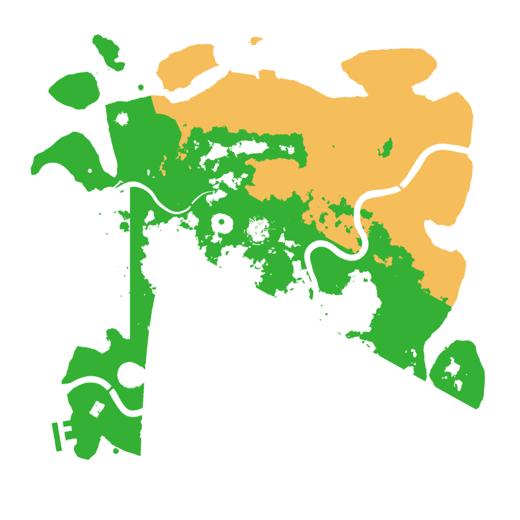 Biome Rust Map: Procedural Map, Size: 3650, Seed: 24102163