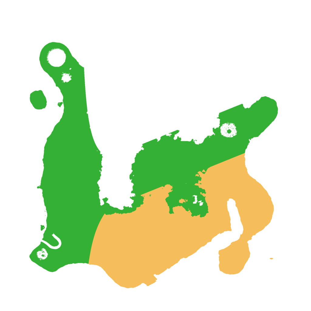 Biome Rust Map: Procedural Map, Size: 3000, Seed: 184576