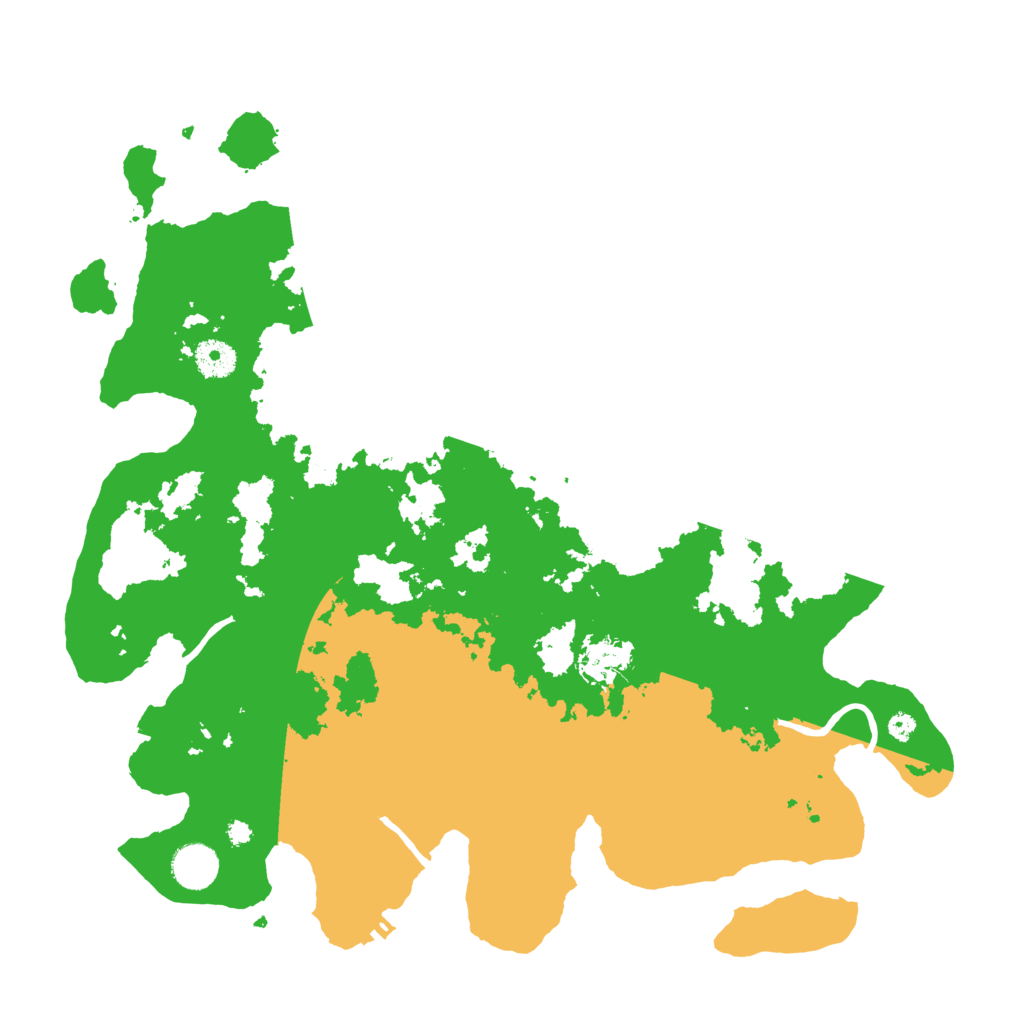 Biome Rust Map: Procedural Map, Size: 3900, Seed: 91192582