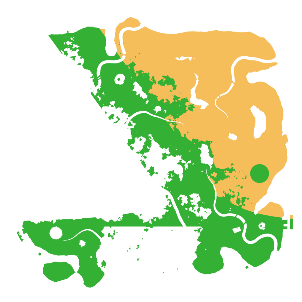 Biome Rust Map: Procedural Map, Size: 4250, Seed: 544154981