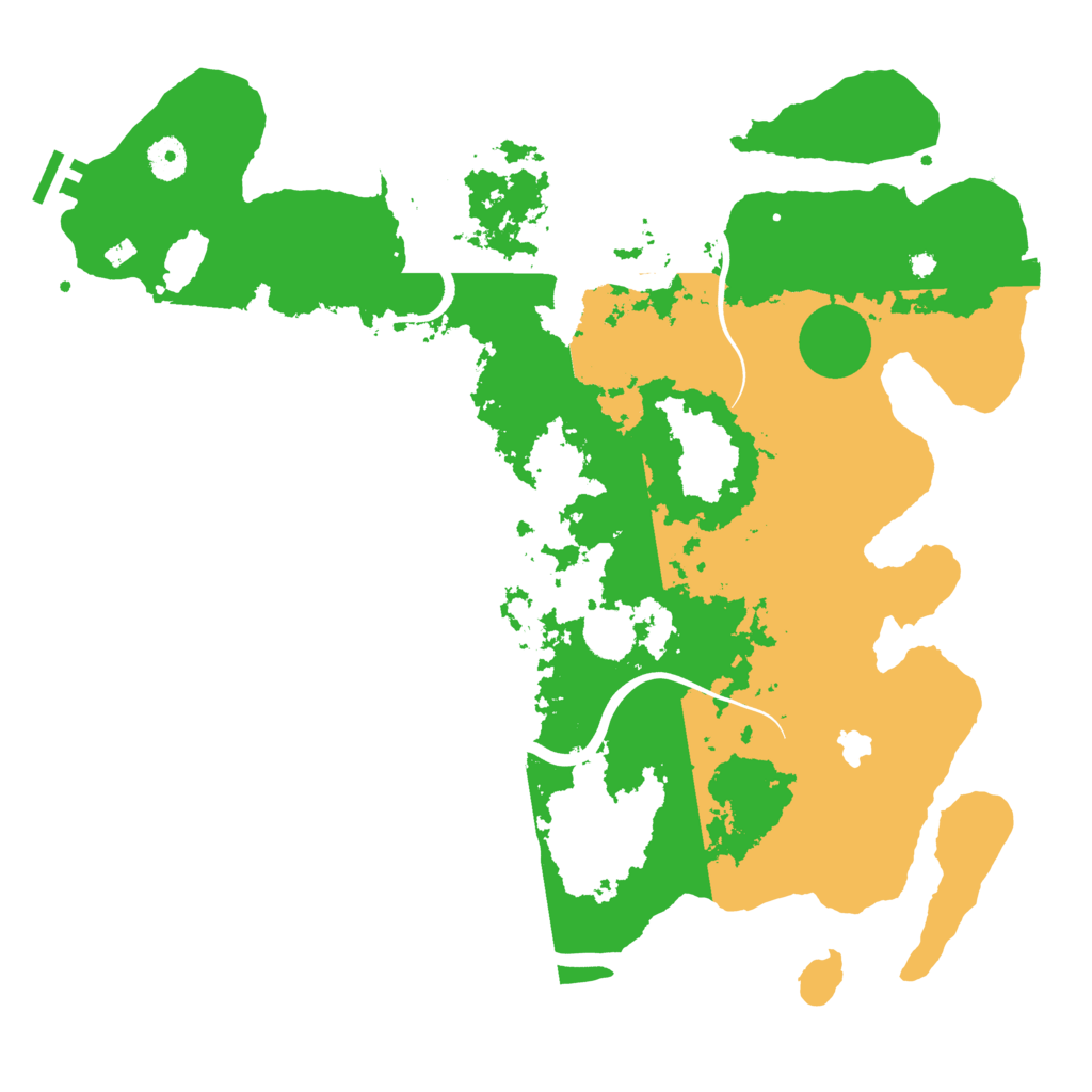 Biome Rust Map: Procedural Map, Size: 4000, Seed: 742291333