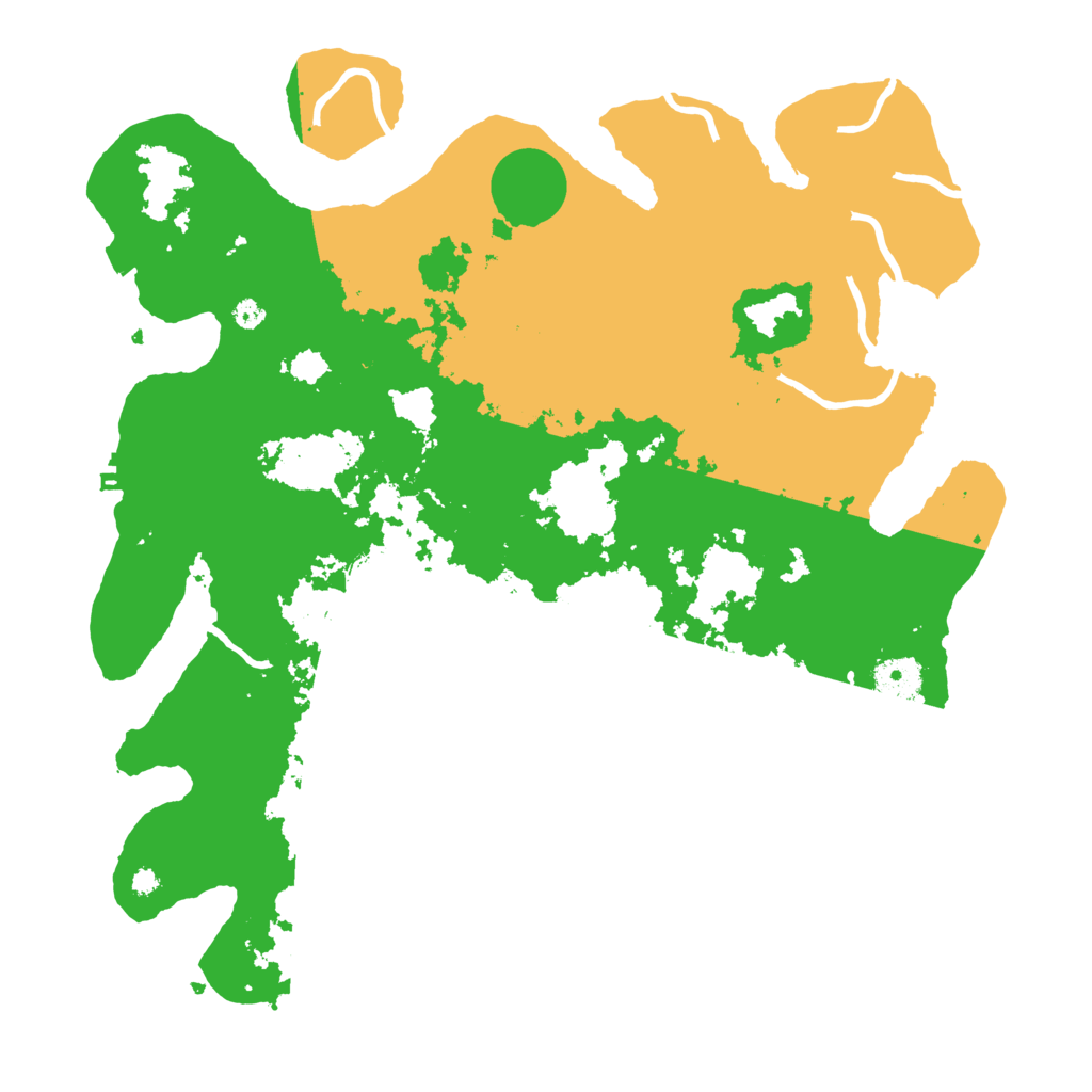 Biome Rust Map: Procedural Map, Size: 3800, Seed: 35250279