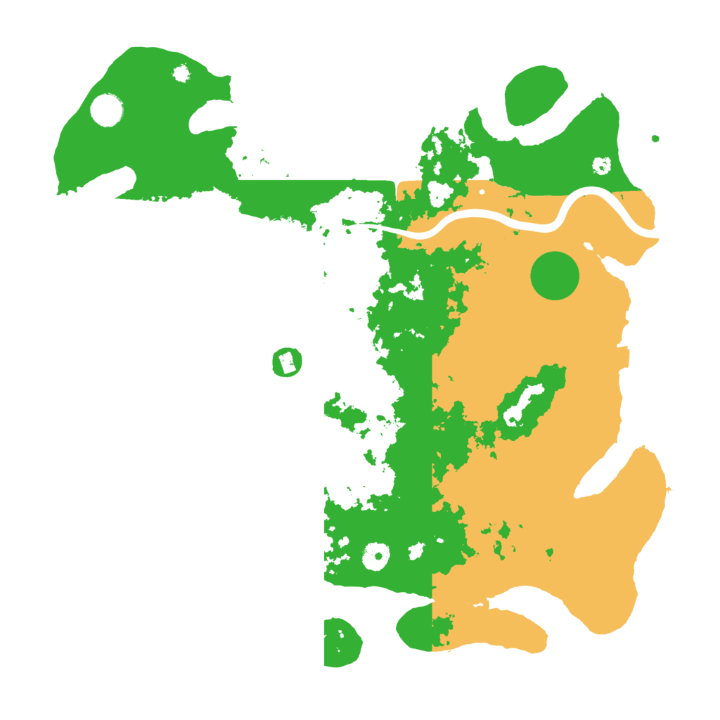 Biome Rust Map: Procedural Map, Size: 3900, Seed: 46977386