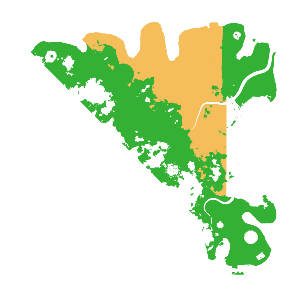 Biome Rust Map: Procedural Map, Size: 3950, Seed: 56912205