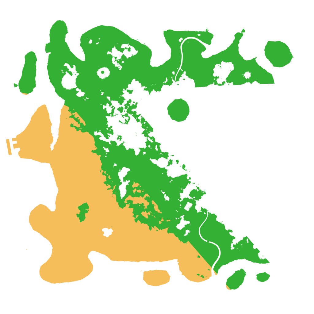 Biome Rust Map: Procedural Map, Size: 4000, Seed: 336699