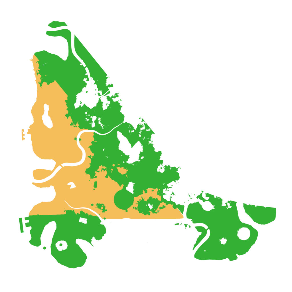 Biome Rust Map: Procedural Map, Size: 4000, Seed: 1100722475