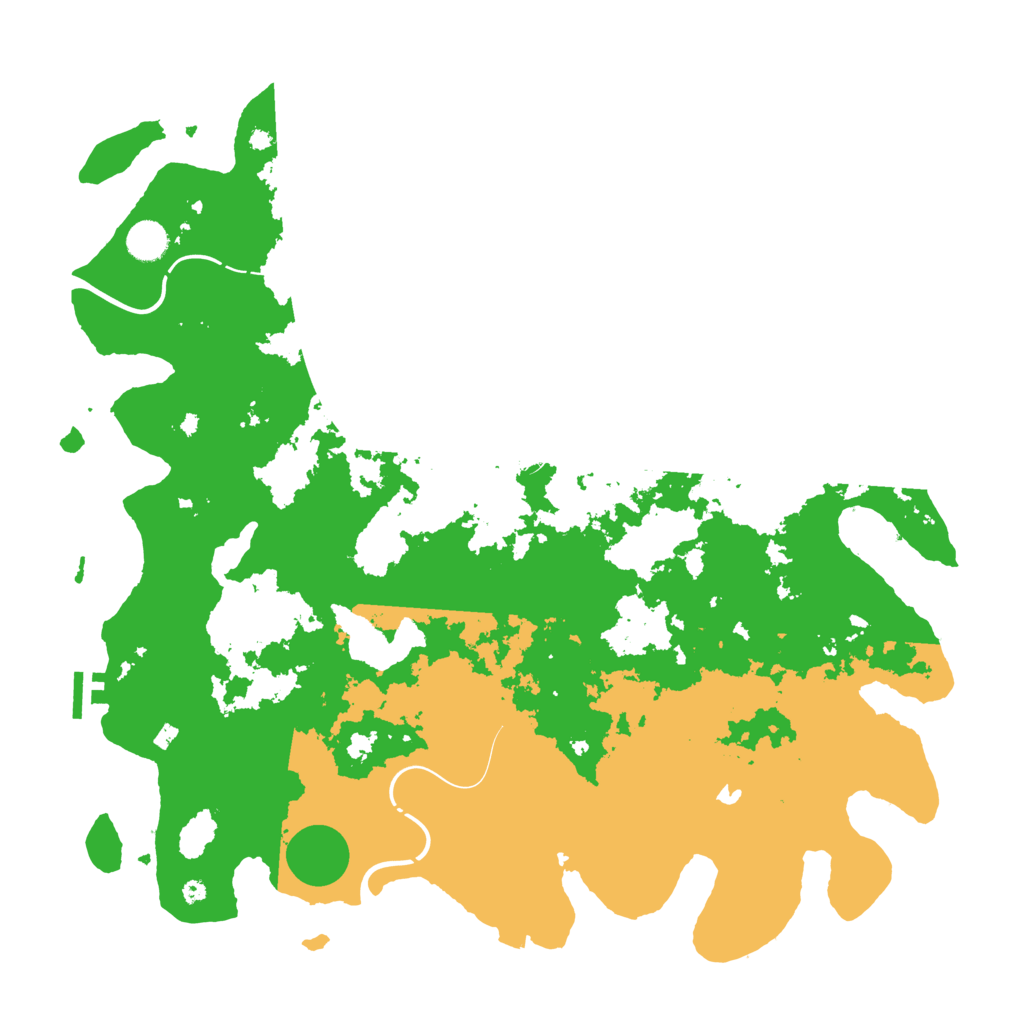 Biome Rust Map: Procedural Map, Size: 4400, Seed: 77389880