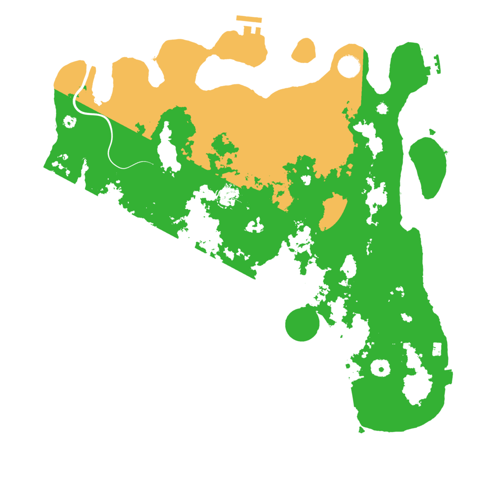 Biome Rust Map: Procedural Map, Size: 3950, Seed: 24170273