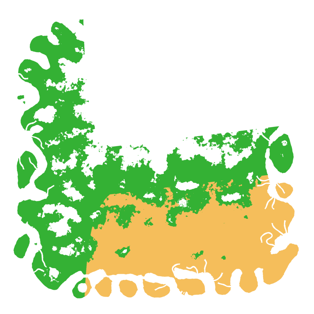 Biome Rust Map: Procedural Map, Size: 6000, Seed: 1163088345