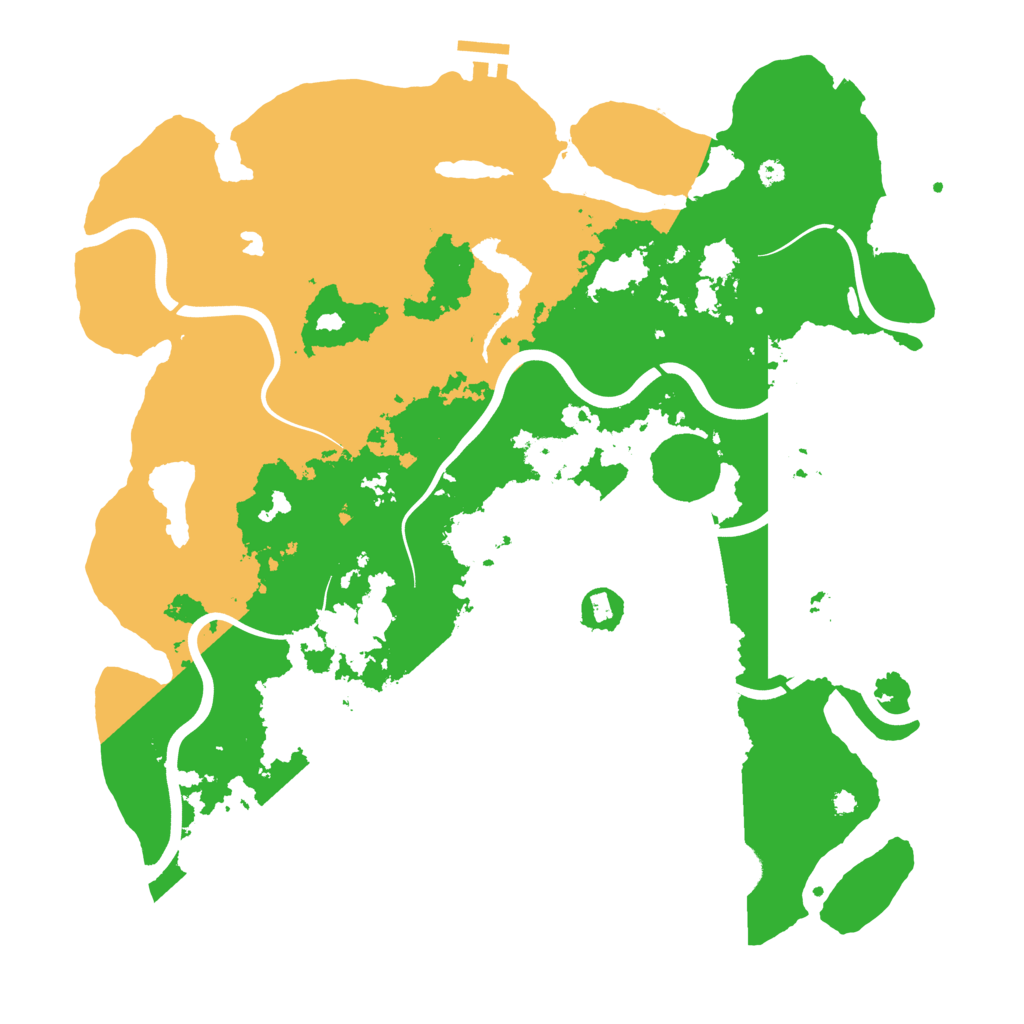 Biome Rust Map: Procedural Map, Size: 4000, Seed: 97357065