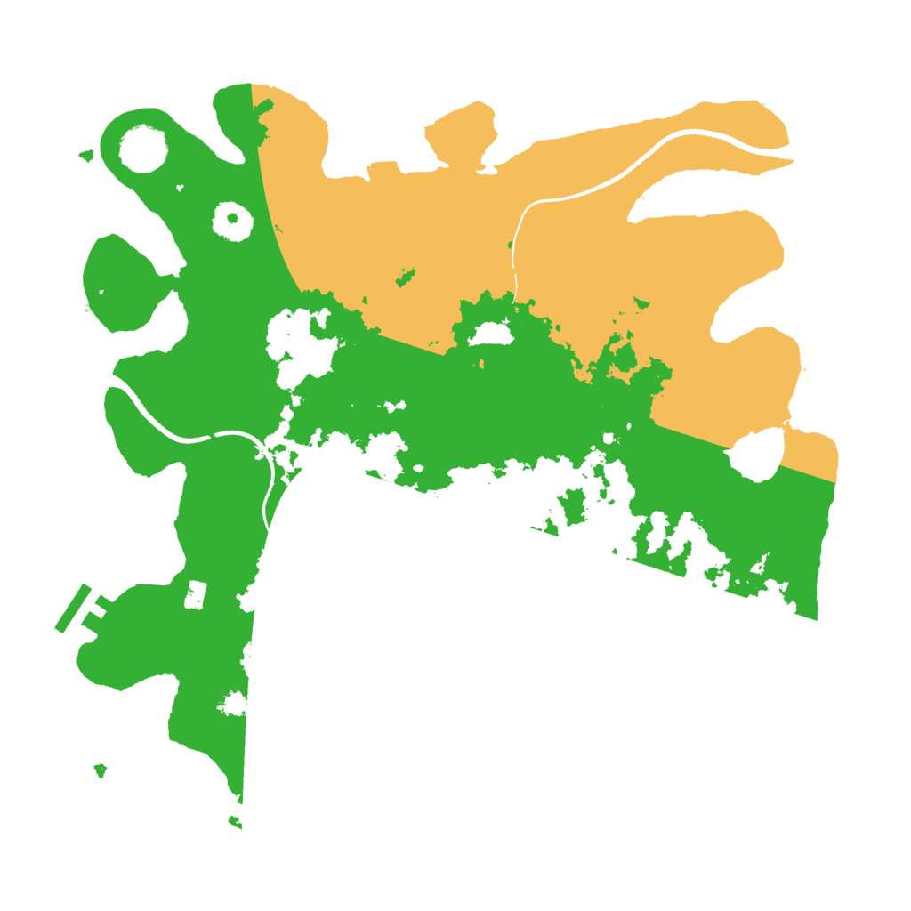 Biome Rust Map: Procedural Map, Size: 3450, Seed: 82150072