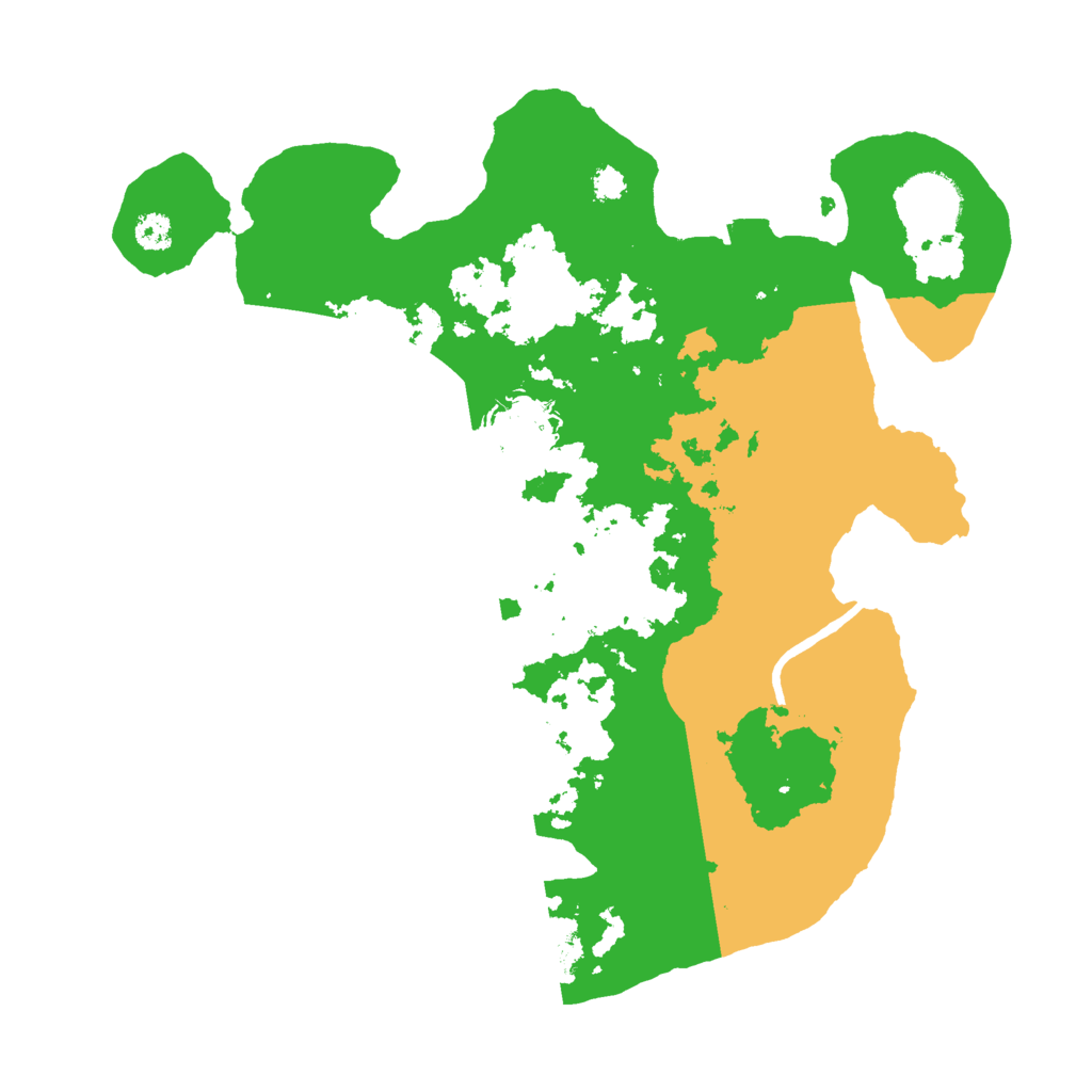 Biome Rust Map: Procedural Map, Size: 3000, Seed: 742291333