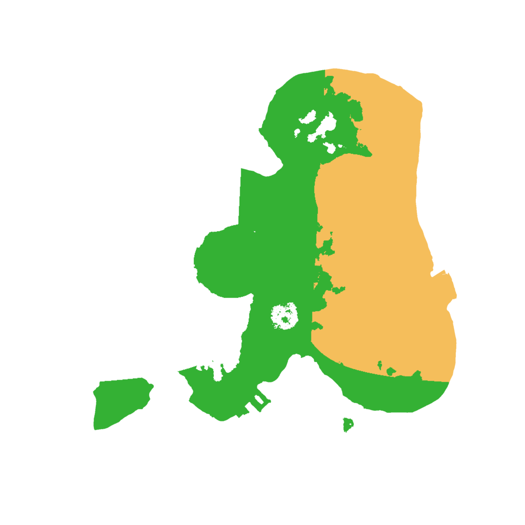 Biome Rust Map: Procedural Map, Size: 2000, Seed: 198835315