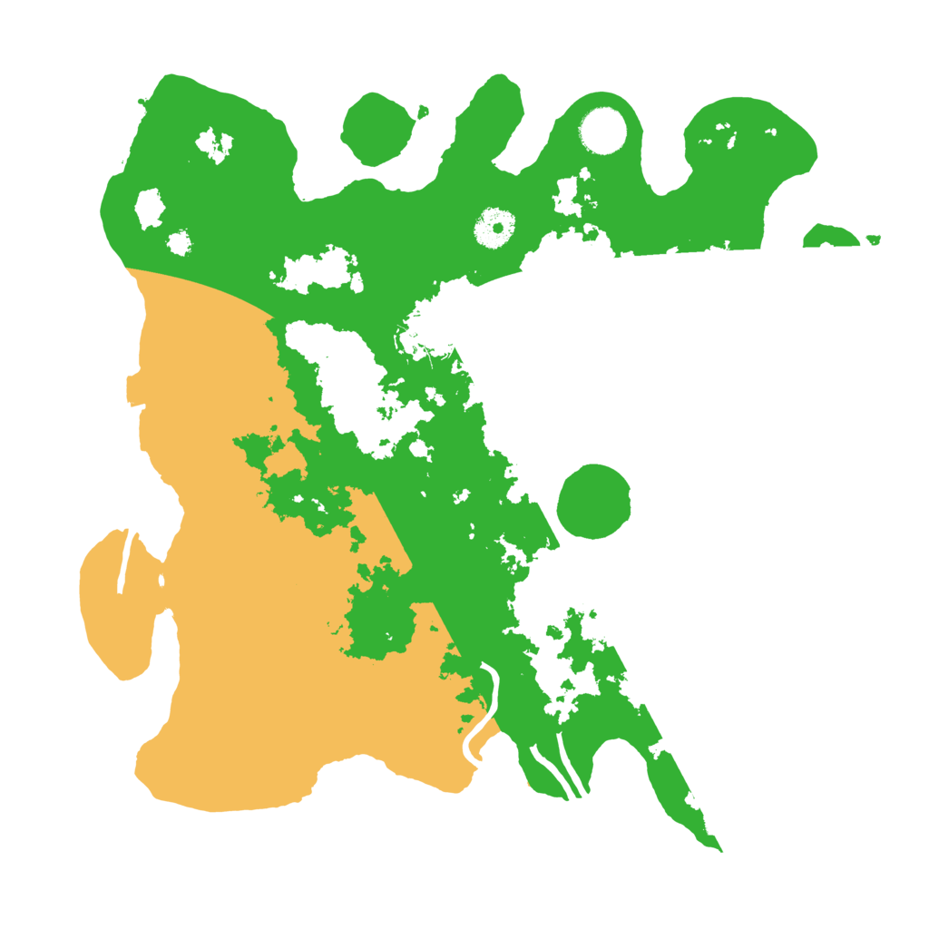 Biome Rust Map: Procedural Map, Size: 3500, Seed: 319243977