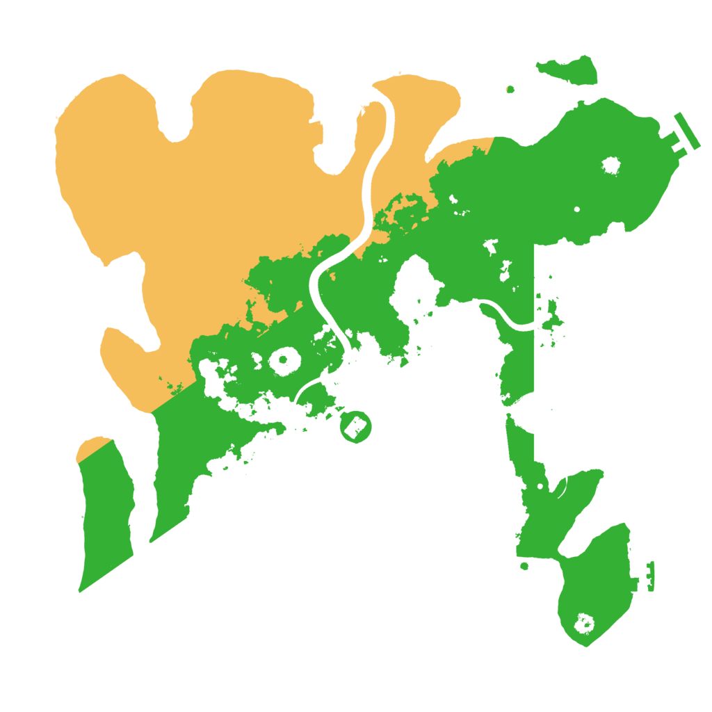 Biome Rust Map: Procedural Map, Size: 3600, Seed: 34752744