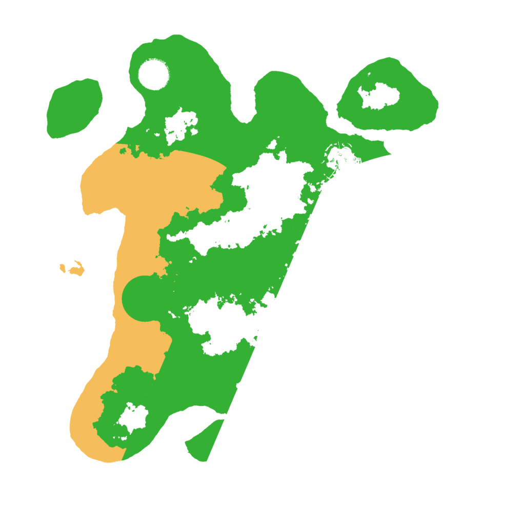 Biome Rust Map: Barren, Size: 3000, Seed: 23