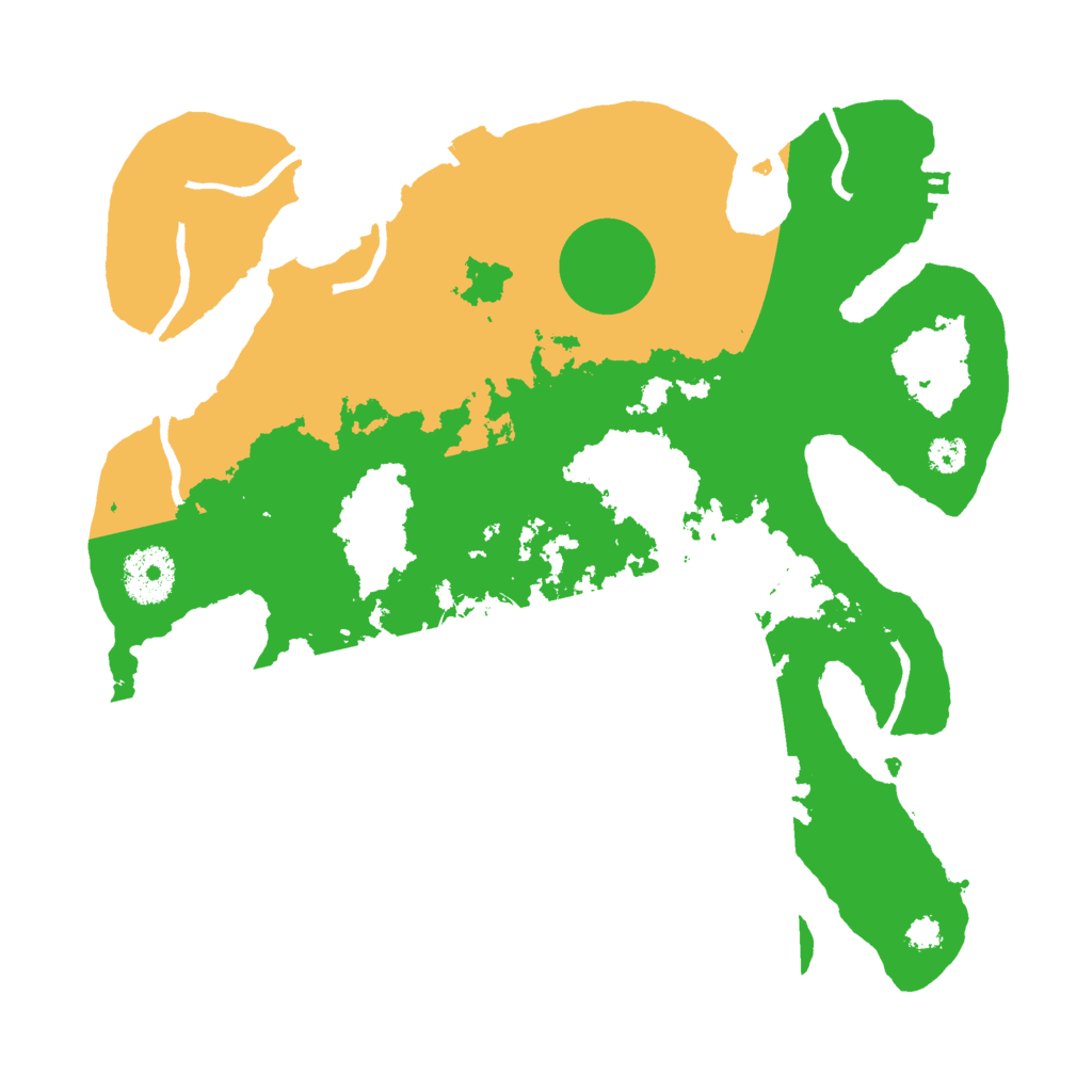 Biome Rust Map: Procedural Map, Size: 3000, Seed: 1490675