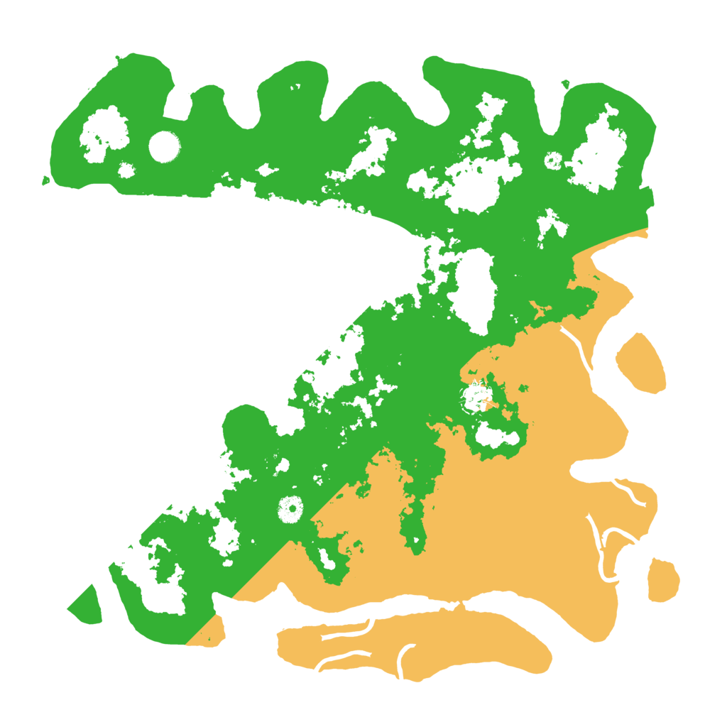 Biome Rust Map: Procedural Map, Size: 4096, Seed: 391840542