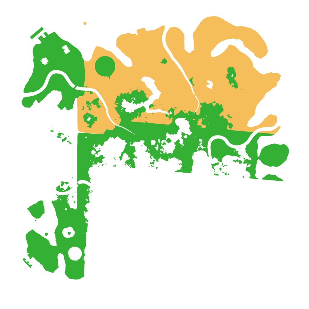 Biome Rust Map: Procedural Map, Size: 4000, Seed: 13505166