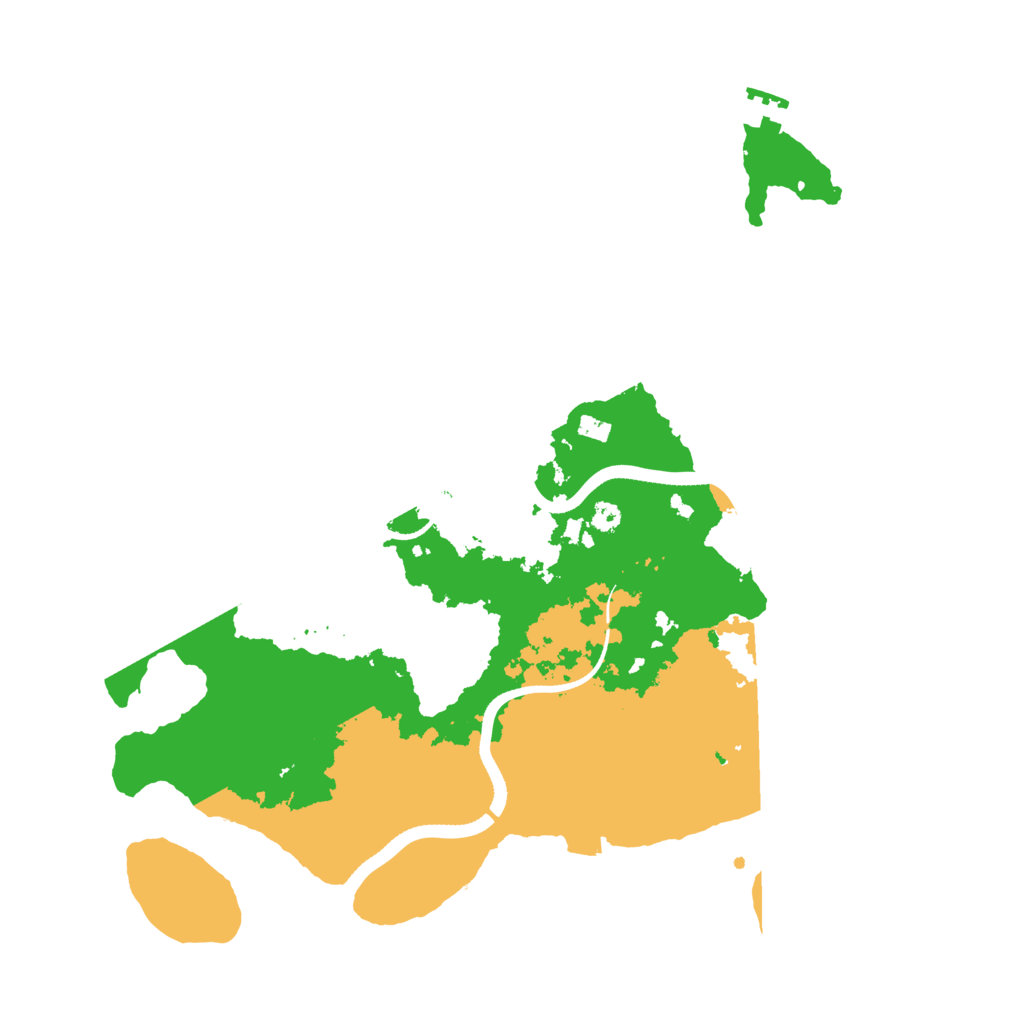Biome Rust Map: Procedural Map, Size: 3500, Seed: 2045456185