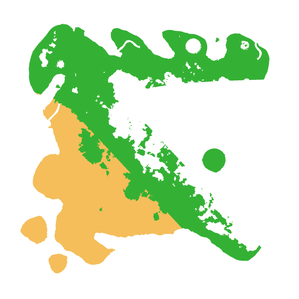 Biome Rust Map: Procedural Map, Size: 3500, Seed: 158970272