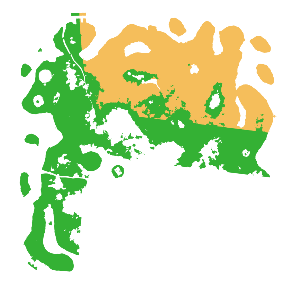 Biome Rust Map: Procedural Map, Size: 4000, Seed: 10101990