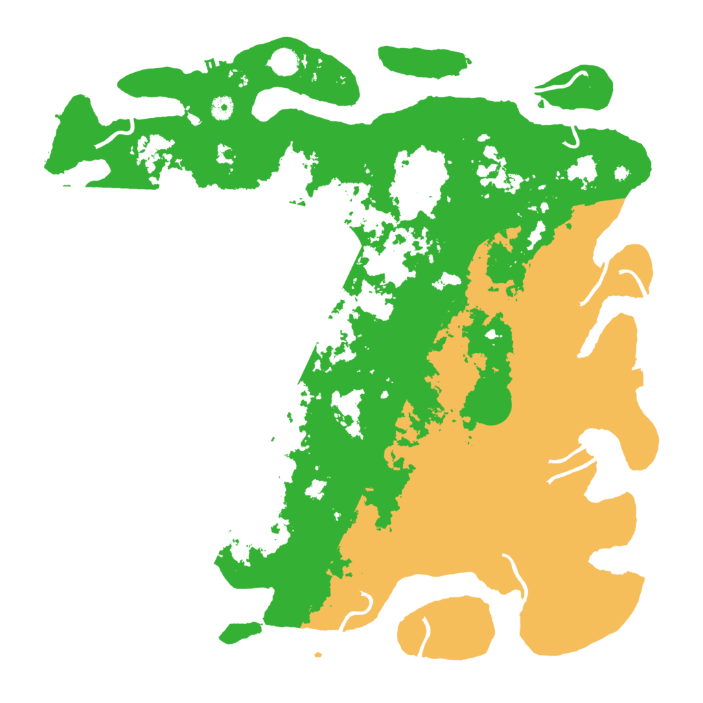 Biome Rust Map: Procedural Map, Size: 4500, Seed: 580255500