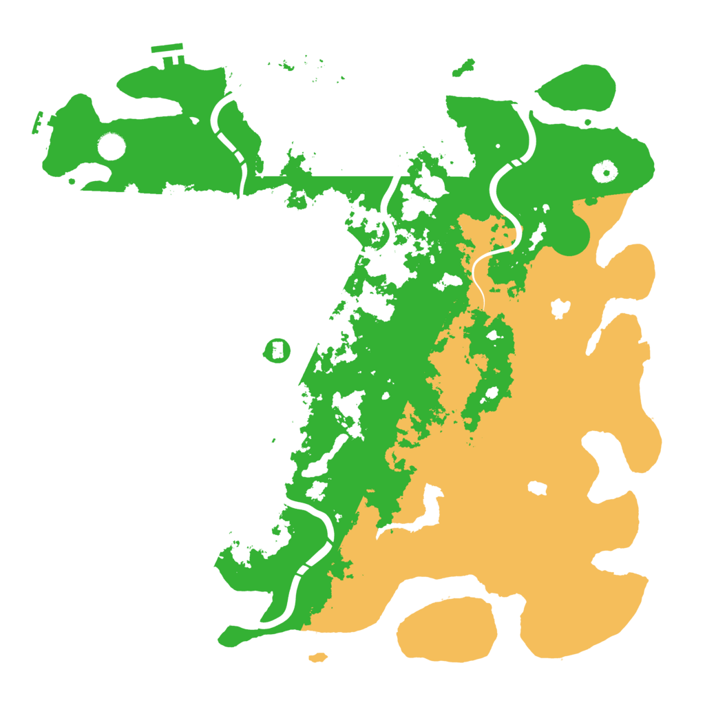 Biome Rust Map: Procedural Map, Size: 4500, Seed: 580255500