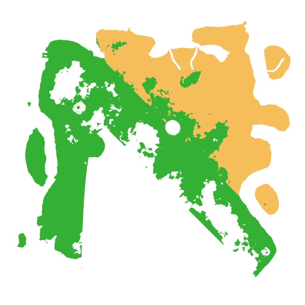 Biome Rust Map: Procedural Map, Size: 3700, Seed: 53778910