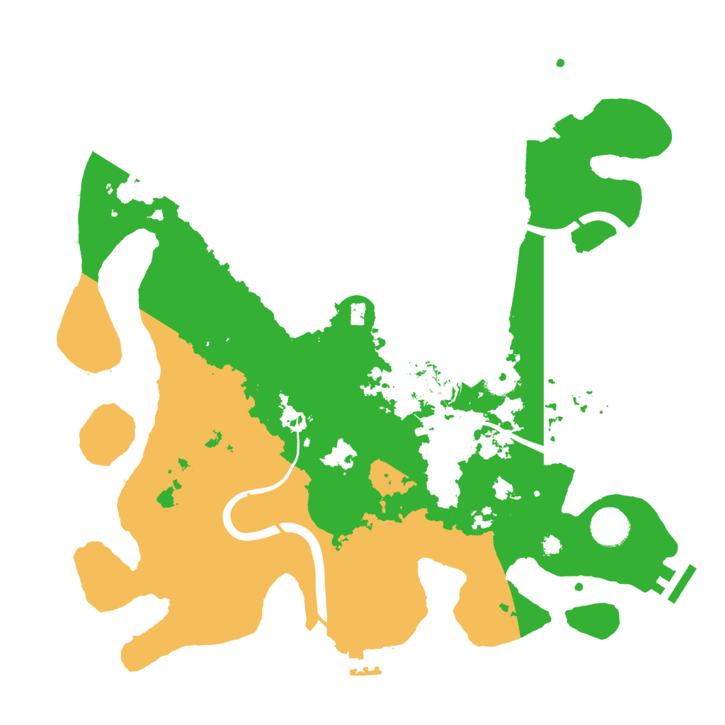 Biome Rust Map: Procedural Map, Size: 3500, Seed: 824331718