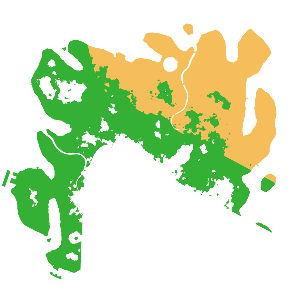 Biome Rust Map: Procedural Map, Size: 3650, Seed: 8903067