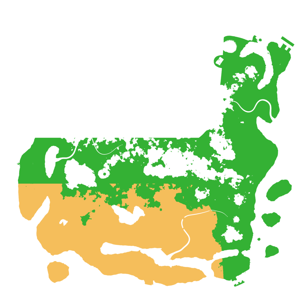 Biome Rust Map: Procedural Map, Size: 4250, Seed: 57161618